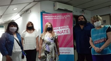 En Avellaneda también se empezó a inmunizar a los docentes: “Se hace de forma organizada, pensada y cuidada”, resaltaron desde SUTEBA