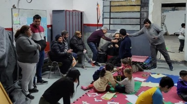 De Gennaro asistió a los talleres en el centro cultural “Como el árbol”