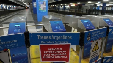 Dictan la conciliación obligatoria para frenar el paro de los maquinistas de trenes