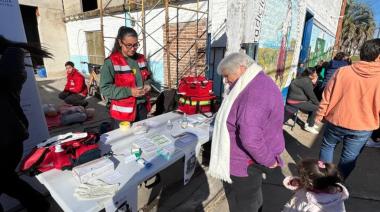 Salud, contención y capacitación: el rol de la Cruz Roja en Echeverría
