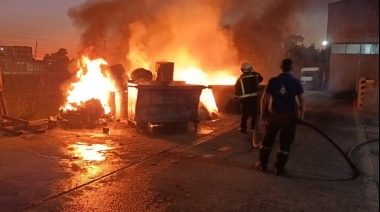 Incendio en una fábrica del Parque Industrial de Burzaco