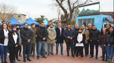 Galdurralde visitó el operativo “El Estado en tu barrio” en Chingolo