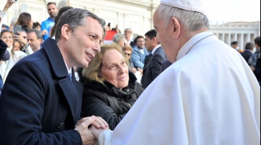 Gray visitó al Papa Francisco y manifestó su preocupación por la crisis social