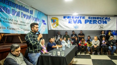 Se lanzó el Frente Político Sindical Eva Perón en Lanús
