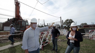 Cascallares anunció el inicio de la construcción del paso bajo nivel en la Avenida San Martín