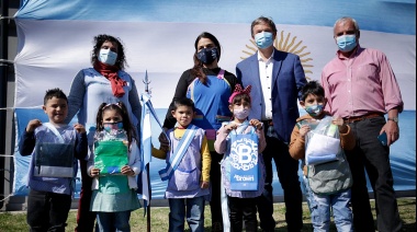 Cascallares encabezó el acto por el aniversario de la localidad de San Francisco de Asís