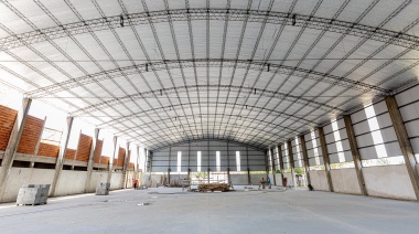 Avanza la construcción del edificio para el Centro de Educación Física N° 56