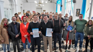 El Municipio firmó un convenio de cooperación con Udocba