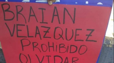 Marcha a Tribunales para pedir justicia por Braian Velázquez