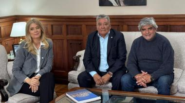 Ledesma analizó con Magario y Correa la delicada situación de los trabajadores de comercio