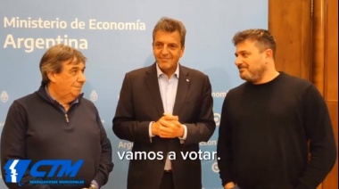 Junto a García y Doval, Massa apuntó a construir un Consejo Federal de Paritarias Municipales