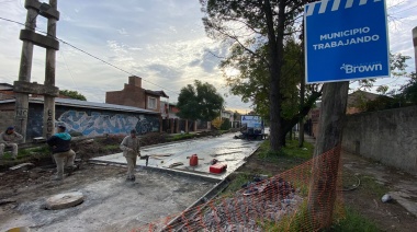 El Municipio multiplica las obras de pavimento en Rafael Calzada