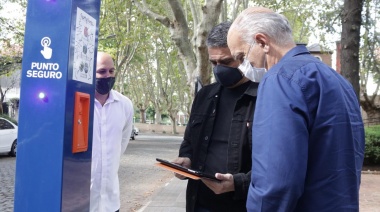 Grindetti y Jorge Macri recorrieron centros de seguridad en Vicente López