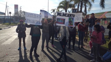 Se manifestaron para pedir la liberación del hombre acusado de robar supermercados Día