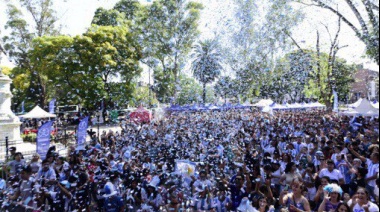Se vivió una fiesta en Almirante Brown con el triunfo de Argentina