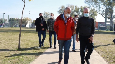 Grindetti recibió a Rodríguez Larreta y juntos visitaron nuevo centro de camas extrahospitalarias