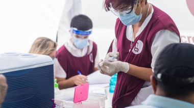 Lanús es el distrito de la Región donde más personas fueron vacunadas contra el Covid-19