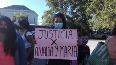 Masiva protesta en Monte Grande para exigir Justicia por María y Analía