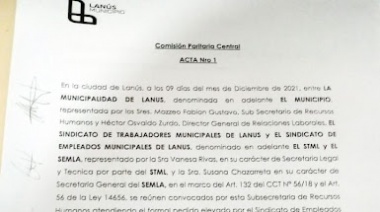 El Ejecutivo se reunió con los dos gremios municipales para revisar condiciones laborales