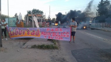 Corte y protesta en la comisaría de José C. Paz a un mes de la detención de Fany