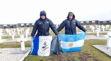 Ex combatientes brownianos volvieron a las Islas Malvinas