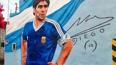 El mural de Maradona que es motivo de orgullo en Lomas