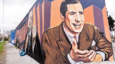 Nuevo mural del Municipio en homenaje al tango en Burzaco