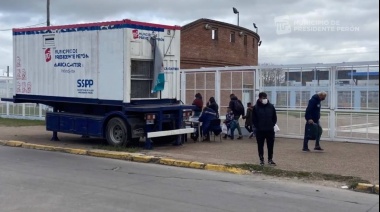 El Municipio sumó el tráiler sanitario en la campaña de vacunación contra el coronavirus