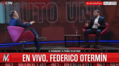 Otermín: “Mucha gente joven que se entusiasmó con Milei ve que lo que prometió era mentira”