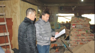 Galdurralde recorrió obras de un jardín de Lanús