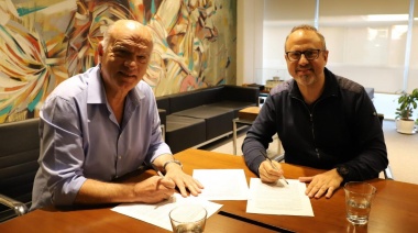Grindetti y Valenzuela firmaron un convenio de colaboración