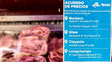 Acuerdo de precios de carne en Almirante Brown: Bajó el asado hasta el domingo