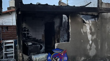 Una mujer falleció por el incendio de una vivienda en Rafael Calzada