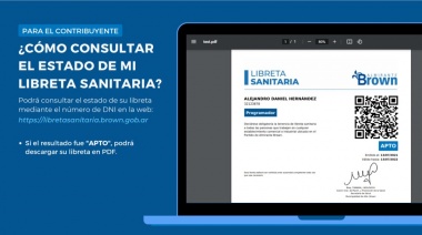 Ya se puede gestionar on line la libreta sanitaria