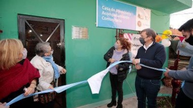 Cascallares inauguró una casa comunitaria junto a Sedronar