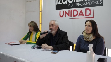 Bodart presentó su lista en Quilmes y sostuvo que hay que “dejar de ser una izquierda sectaria”