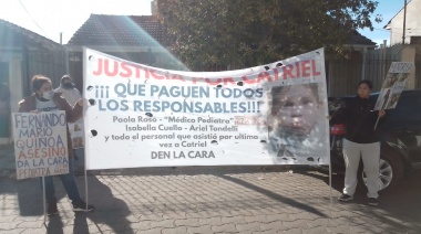 Muerte en el hospital Santamarina: La familia de Catriel volvió a reclamar justicia