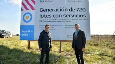 El Municipio firmó un acuerdo con Nación para construir 720 lotes con servicios