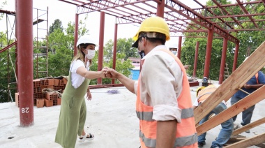 Lesci recorrió la construcción del Hospital de Diagnóstico Inmediato