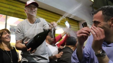 Grindetti, empezó con cautela y terminó con festejos eufóricos