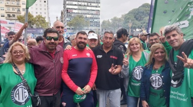 Pintos le reclamó al Gobierno "tomar nota" del paro y las movilizaciones y "sentarse a rediscutir algunas cosas"