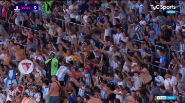 Los Andes dijo presente en el aplastante triunfo de Argentina ante Estonia