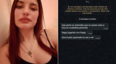 Denunció acoso de la pareja de su ex y que amenaza a su hija: "No la vez más"