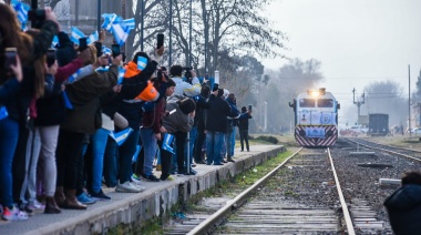 Massa: “Vuelve a fluir sangre por las venas de la provincia gracias a la reactivación del sistema ferroviario”