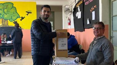 Votó Balladares: “Estamos muy expectantes hemos trabajado muchísimo, es un gran día para nuestra ciudad”