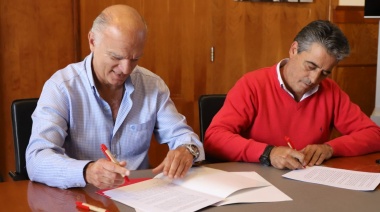 Grindetti firmó un acuerdo de colaboración con otro municipio bonaerense