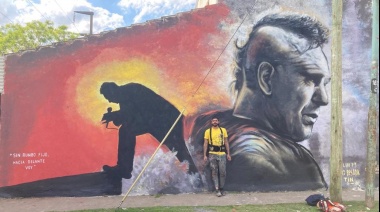 Destacan la repercusión que tuvieron los murales para homenajear a Iorio