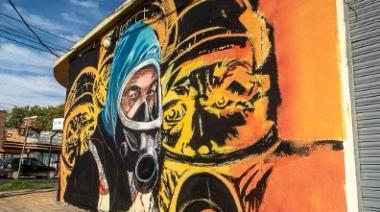 Presentan murales de “El Eternauta” en Glew, Calzada, Adrogué y Burzaco
