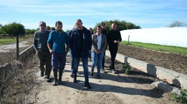 Insaurralde recorrió Ranchos: “Nuestro compromiso es estar al lado del que invierte y genera empleo”