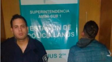 Ladrón menor de edad quiso robar un celular pero le dieron una paliza en Lanús